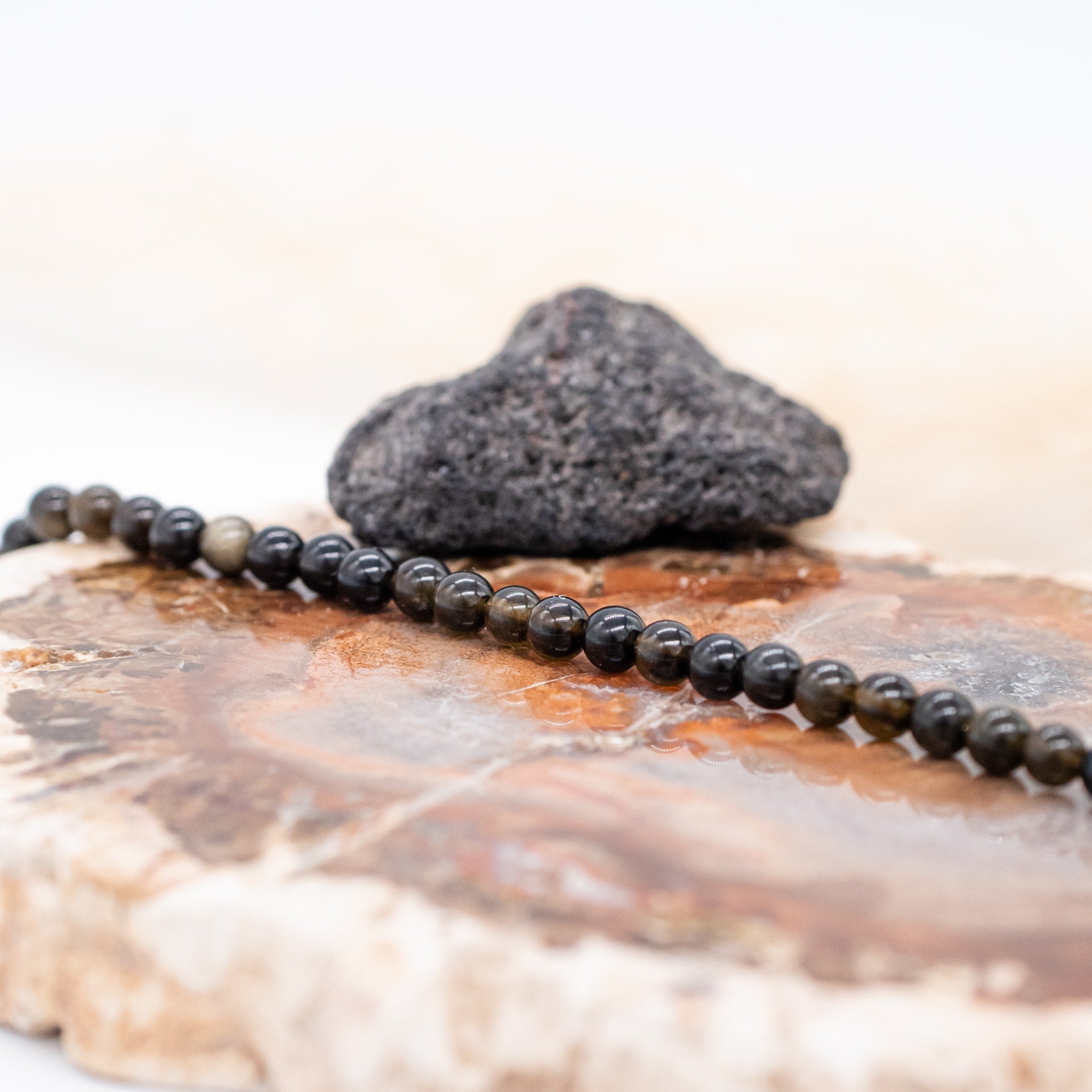 Bracelet Serena en pierres Obsidienne - SLOYA